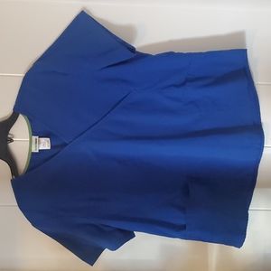 Scrubstar Hospital Medical Nurse Scrub Uniform Royal Blue Size XL